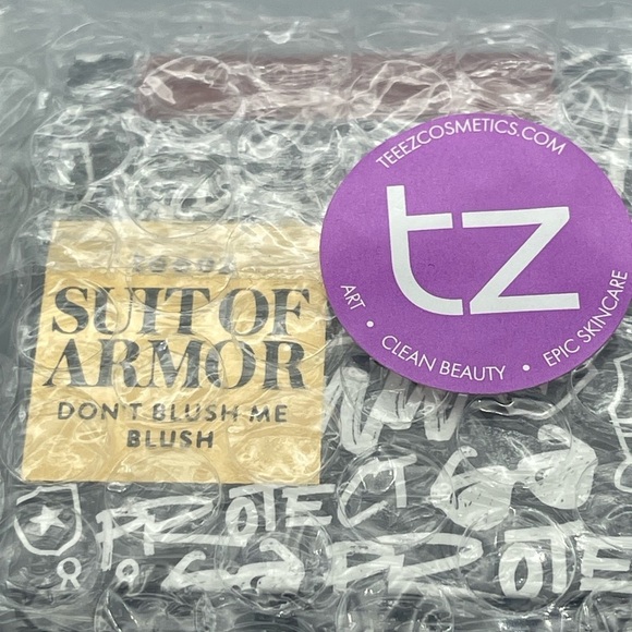 Teeez Cosmetics Suit of Armor Dont Blush Me Blusher in Mauve, NIB - Picture 7 of 7